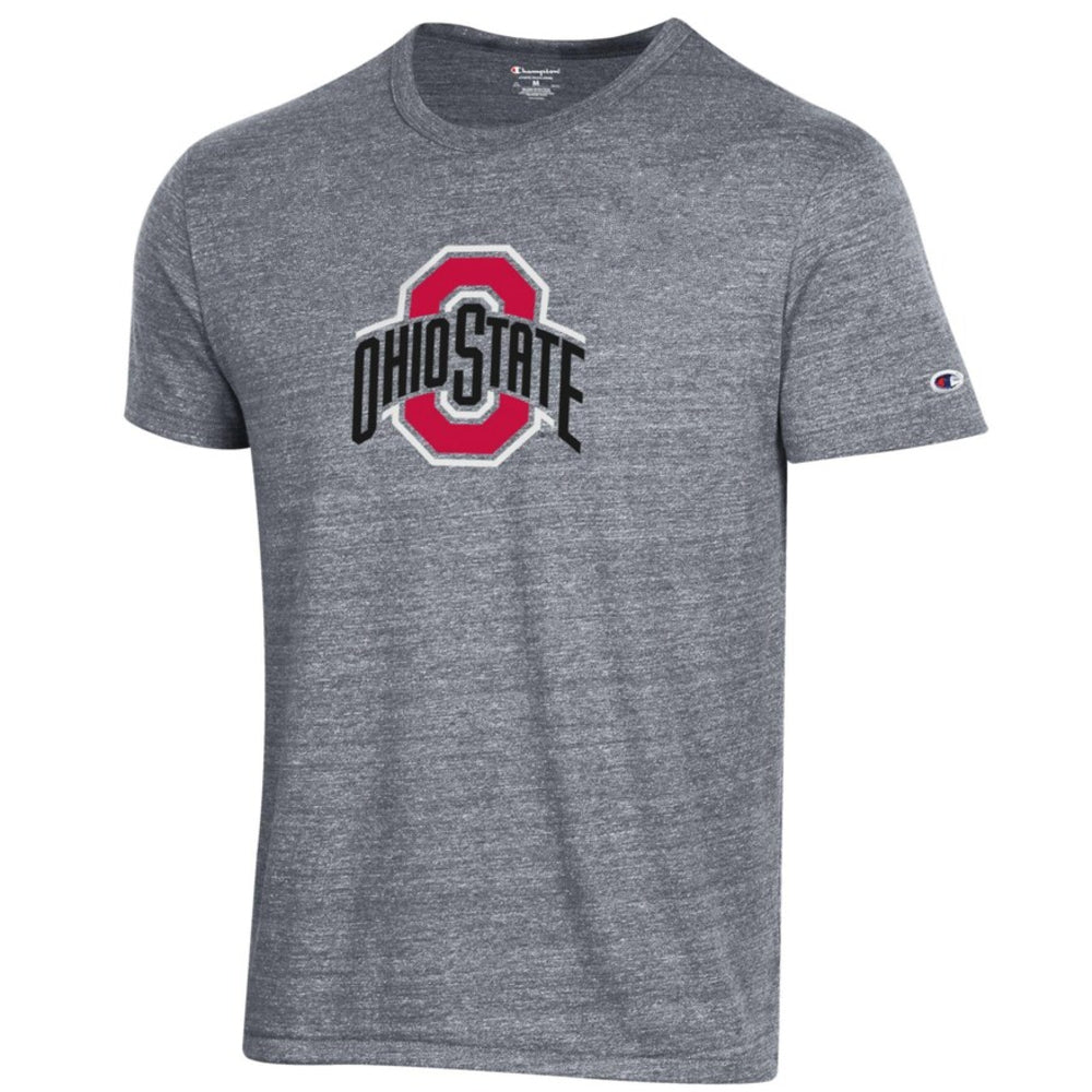 Ohio States Buckeyes - Athletic Block Logo Dark Gray T-Shirt