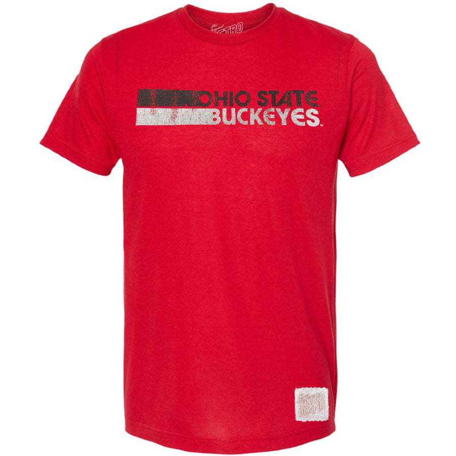 Ohio State Buckeye - Brutus Vintage Red Tee T-Shirt