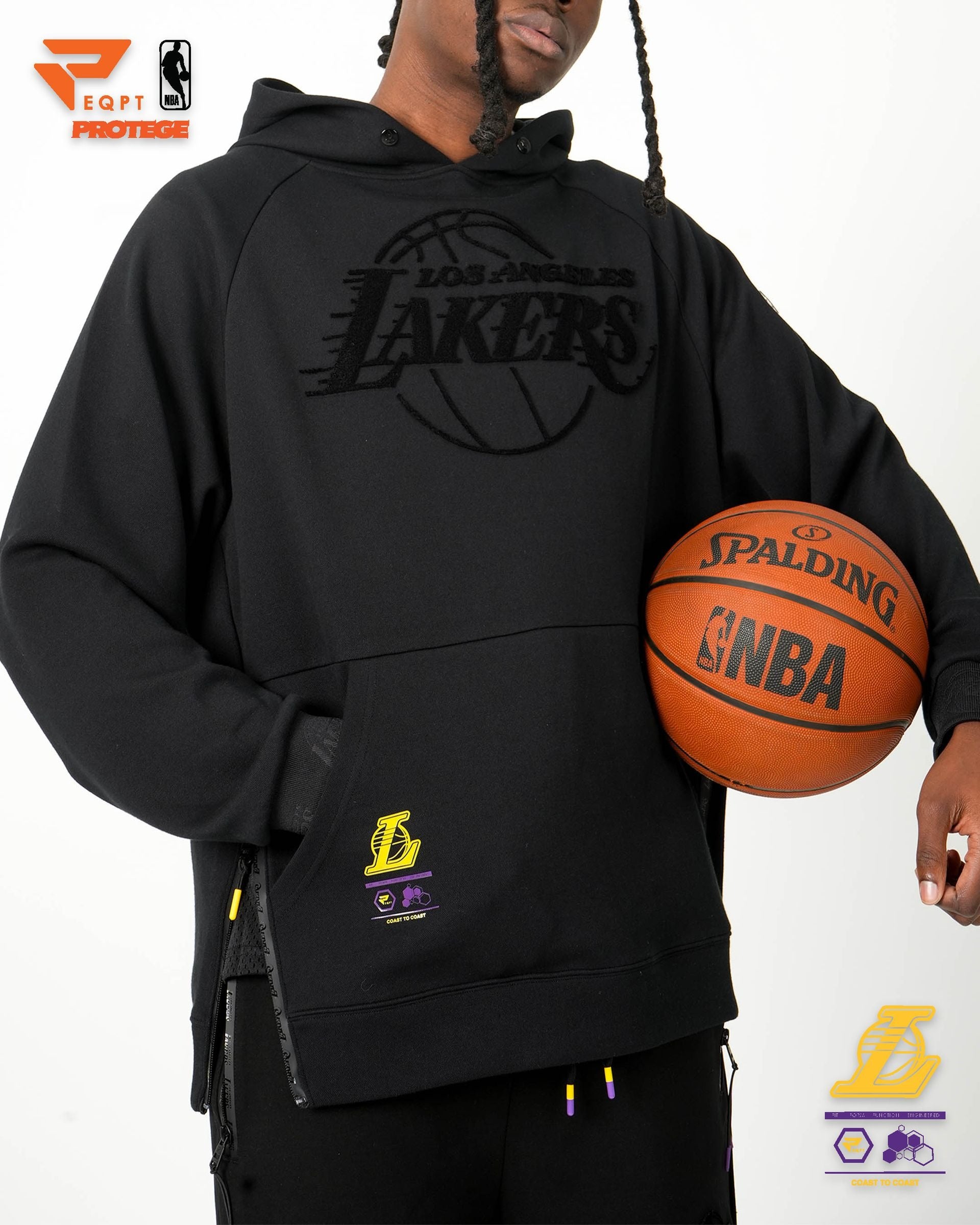 Los Angeles Lakers - NBA Men's Eco-Poly Fleece Hoodie