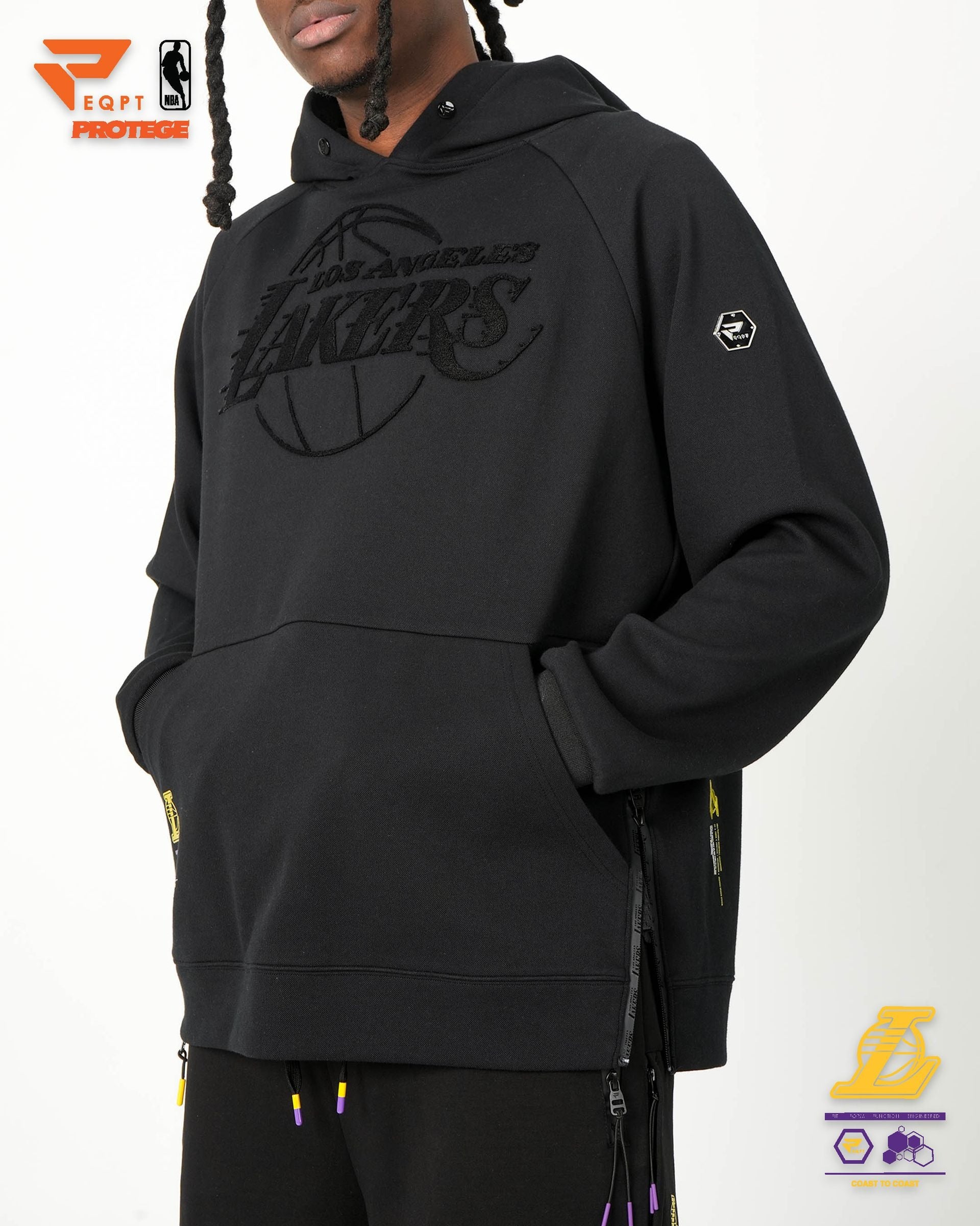 Los Angeles Lakers - NBA Men's Eco-Poly Fleece Hoodie