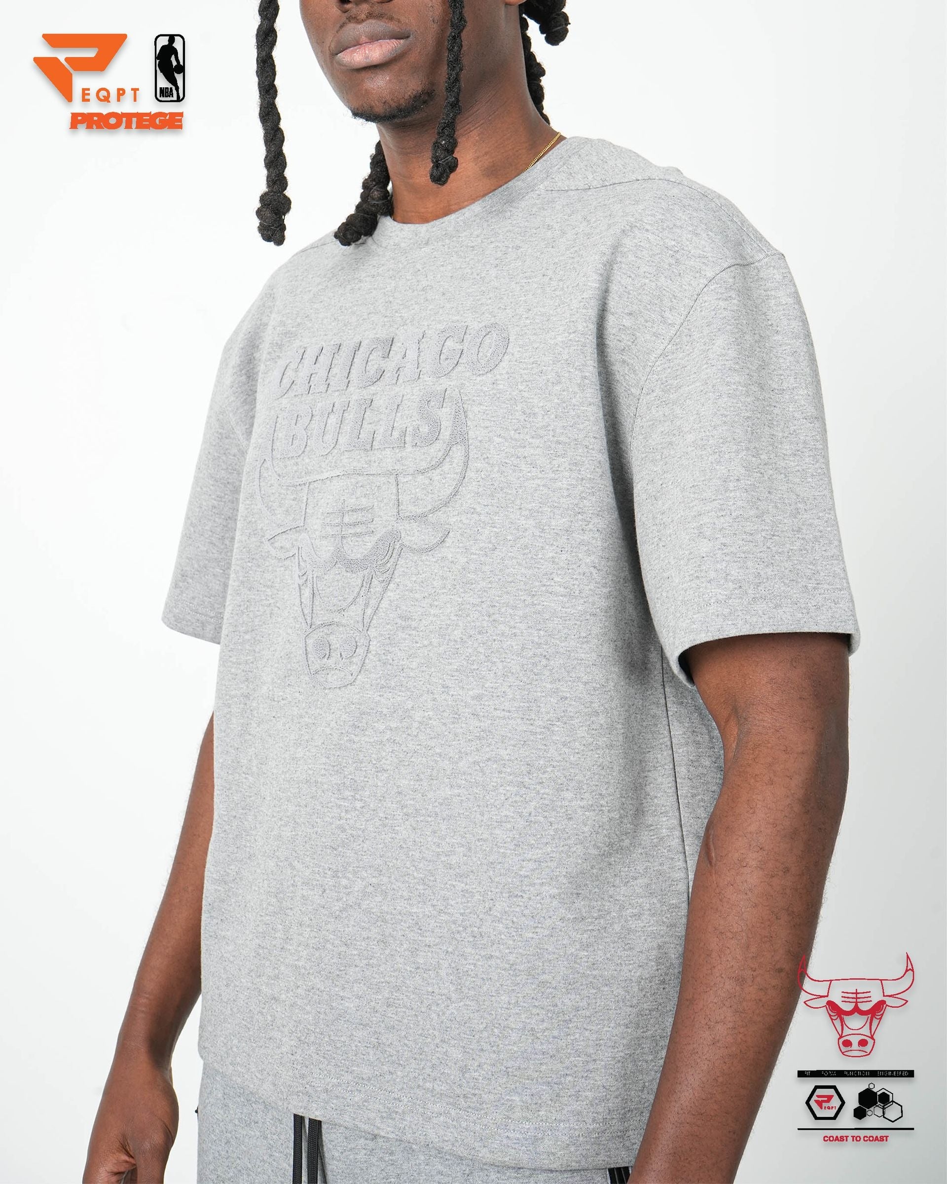 Chicago Bulls - NBA Men's Eco-Poly Interlock Tee T-shirt
