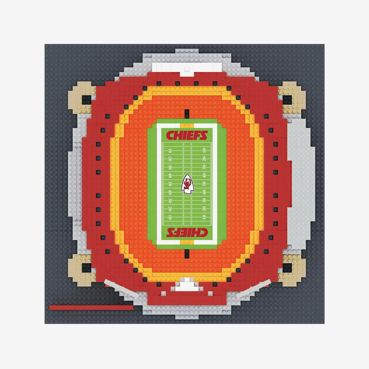 Kansas City Chiefs - NFL Arrowhead BRXLZ Stadium Building Brick