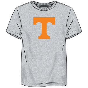 Tennessee Volunteers - Evergreen Cotton Primary Logo Short Sleeve T-Shirt
