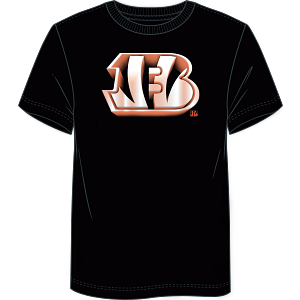 NFL Cincinnati Bengals - Fundamentals Cotton Chrome Dimension Short Sleeve T-Shirt
