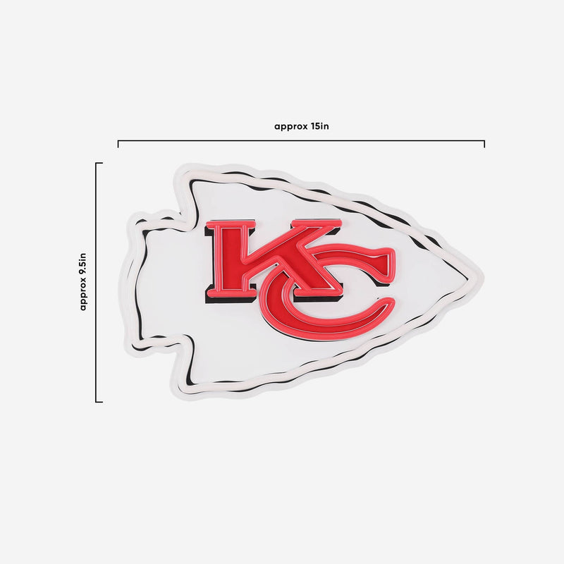 Kansas City Chiefs - LED Neon Light Up Team Logo Sign Wall Decor