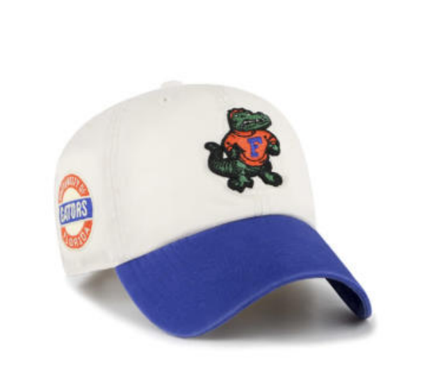 Florida Gators - Vin Bone Sidestep Clean Up Hat, 47 Brand