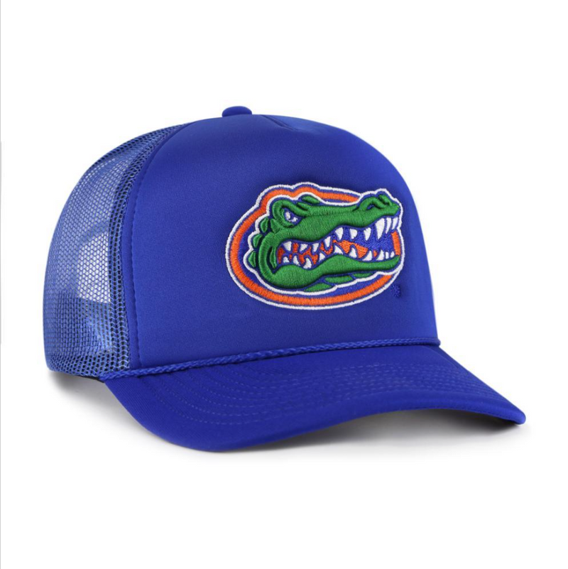 Florida Gators - Foam Front Mesh Trucker Adjustable Hat, 47 Brand