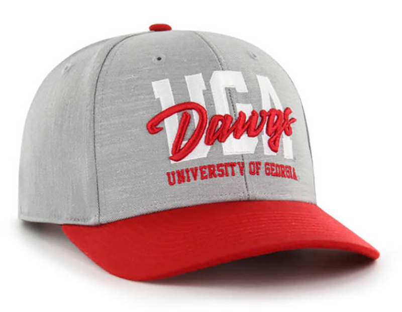 Georgia Bulldogs - NCAA Gray Local State Midfield Hat, '47 Brand