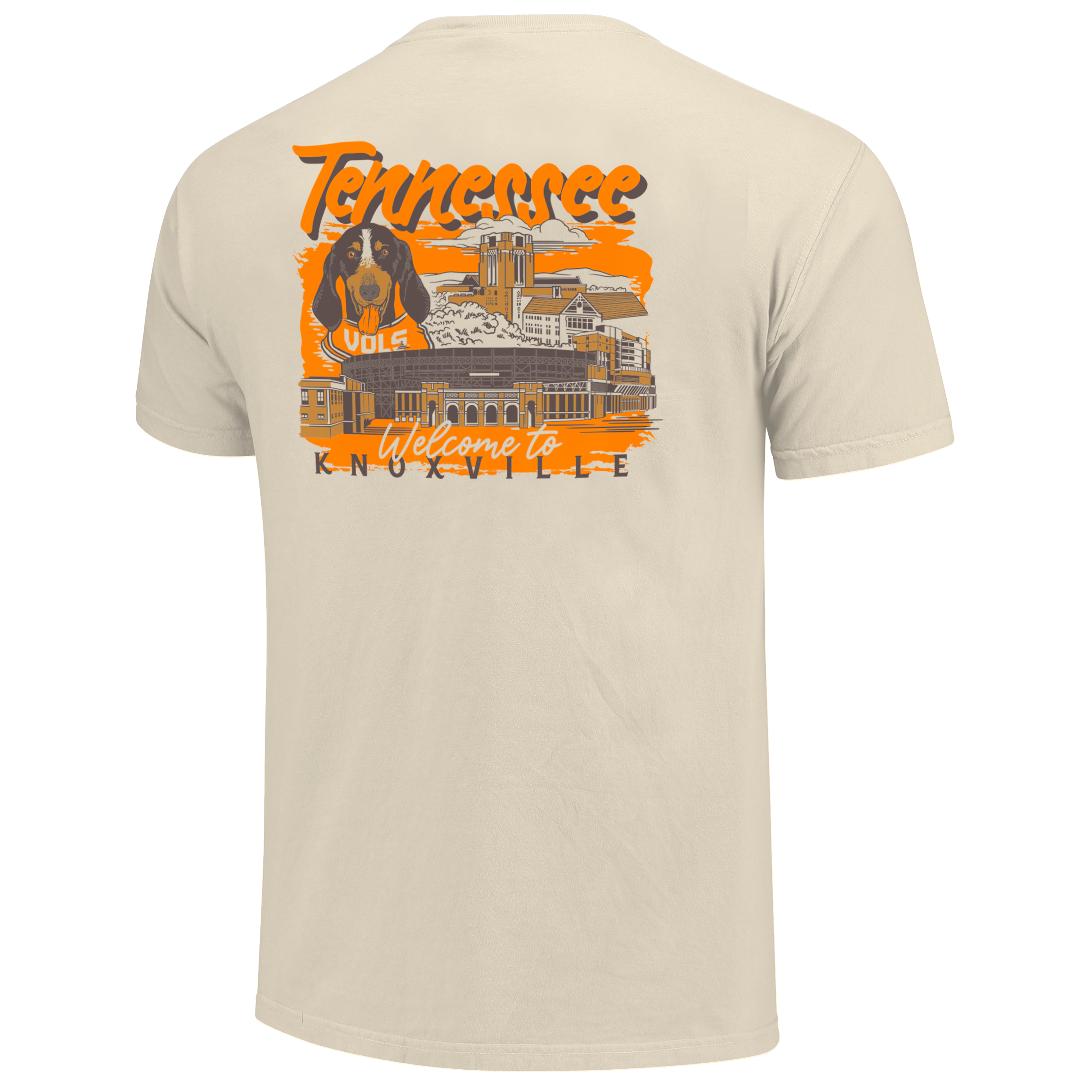 Tennessee Volunteers - Hand Drawn Campus Stack T-shirt