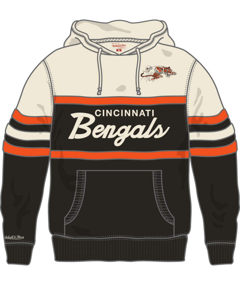 Cincinnati Bengals - NFL Head Coach Team Color Hoodie