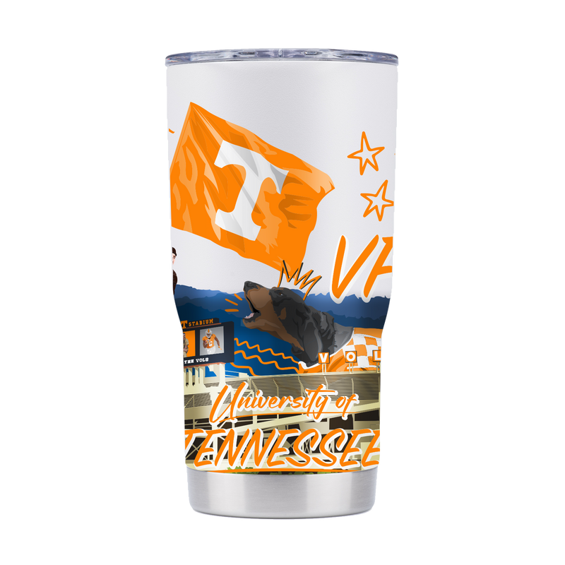 Tennessee Volunteers - 20oz Stainless Steel Tumbler