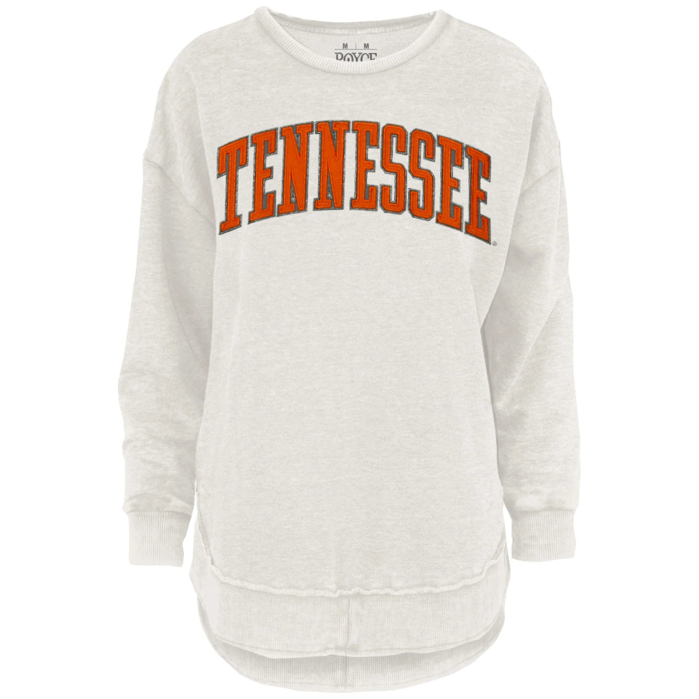 Tennessee Volunteers - Arched Tackle Twill Varsity Melange Fleece Long-Sleeve
