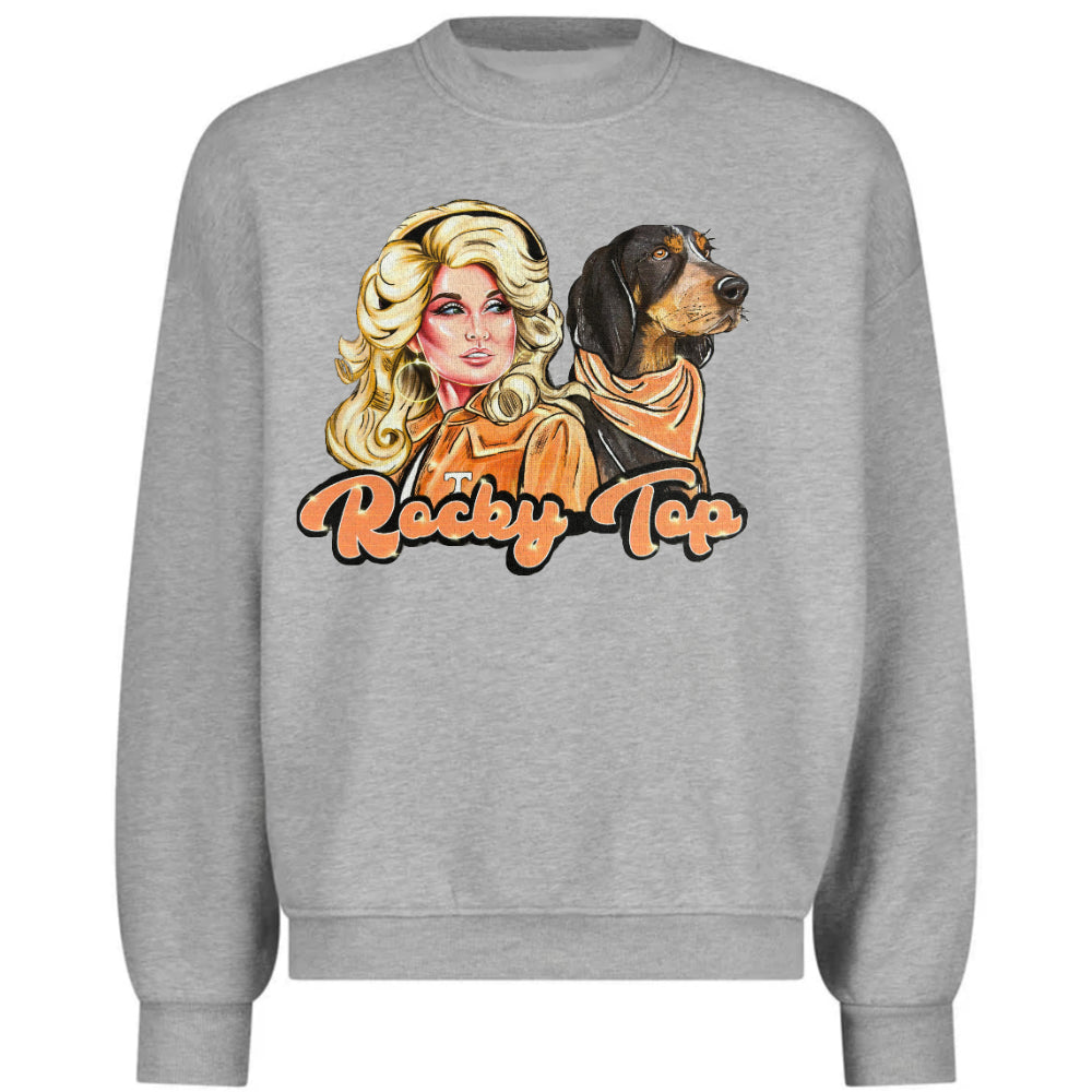 Tennessee Volunteers - Dolly & Smoky Dog Bleached Sweatshirt