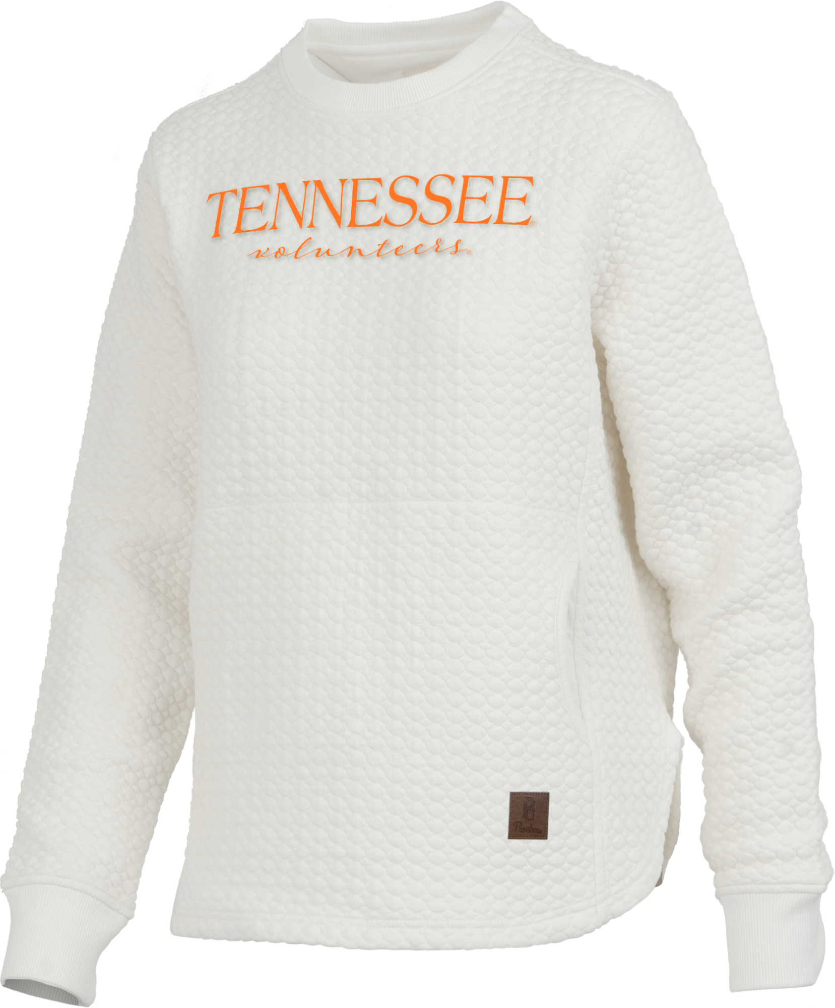 Tennessee Volunteers  "Champagne" - Long-Sleeve Crew-Neck Cable-Knit Textured Fleece