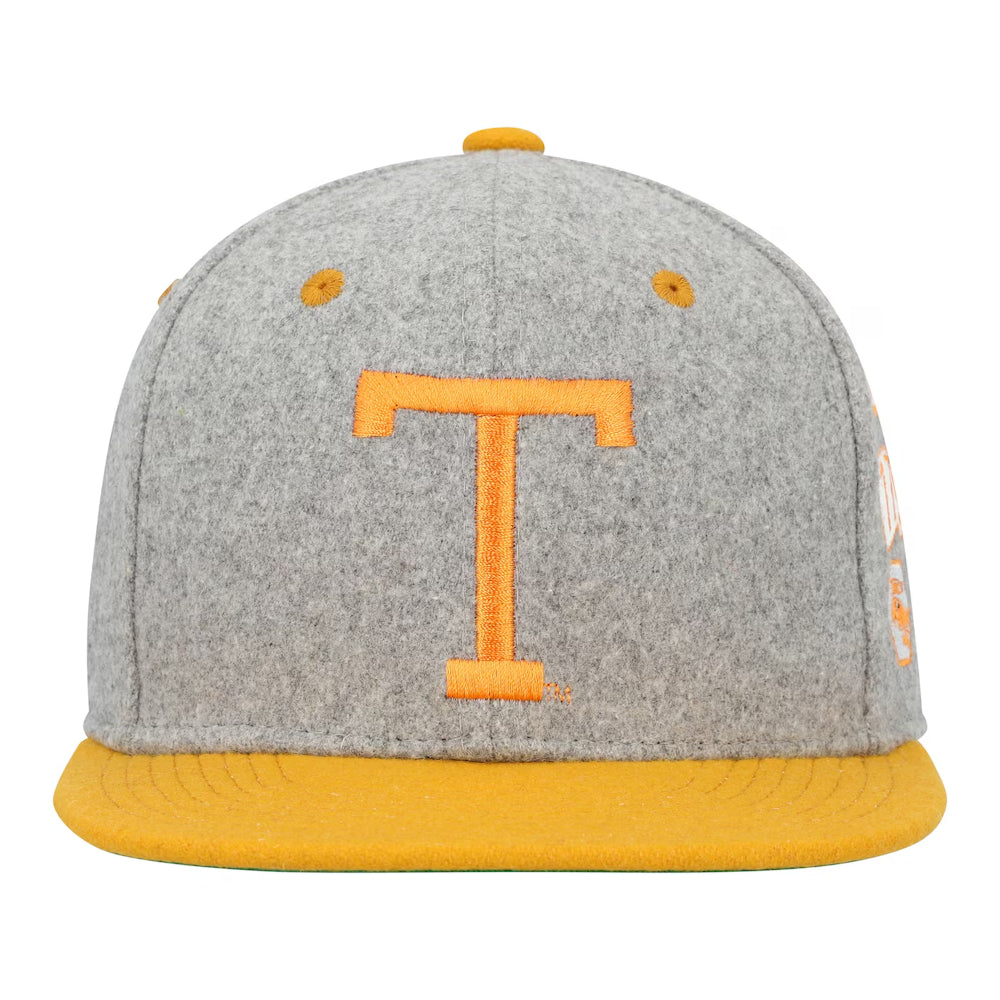 Tennessee Volunteers - Melton Patch Gray Snapback Hat