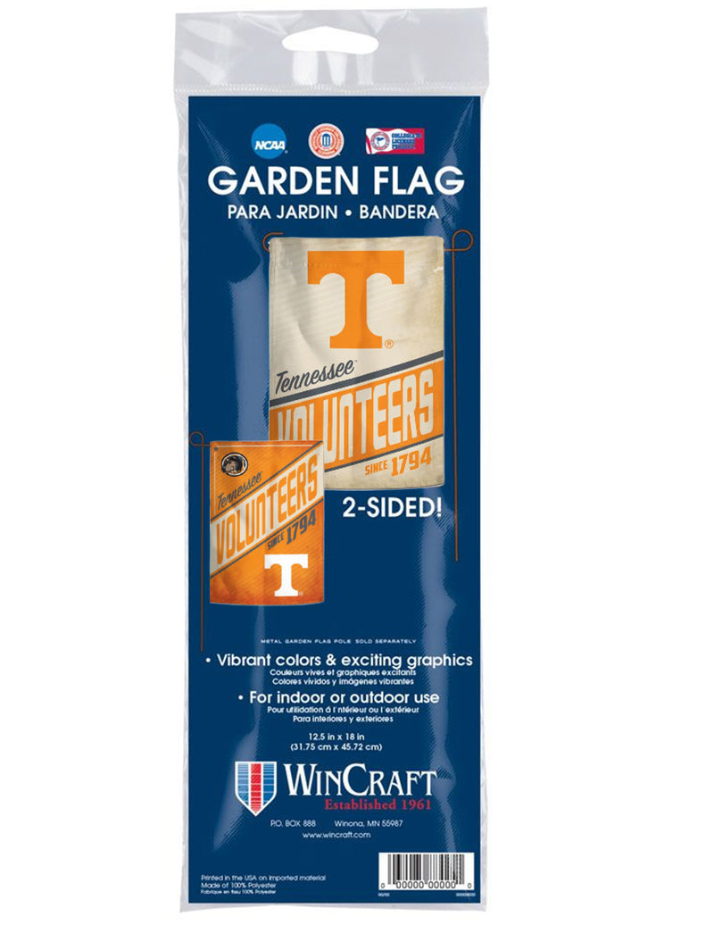 Tennessee Volunteers - Retro Double-Sided Garden Flag