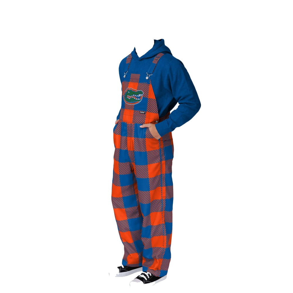 Florida Gator Buffalo Plaid Bib Overall