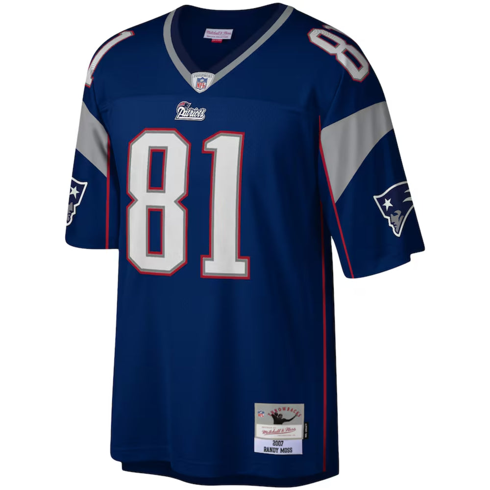 New England Patriots - Randy Moss Navy 2007 Legacy Player Men's Jersey