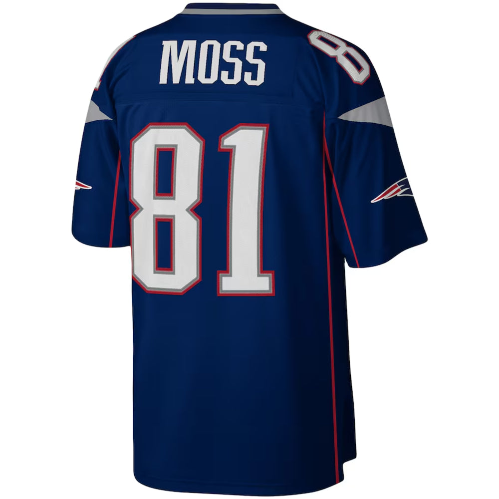 New England Patriots - Randy Moss Navy 2007 Legacy Player Men's Jersey