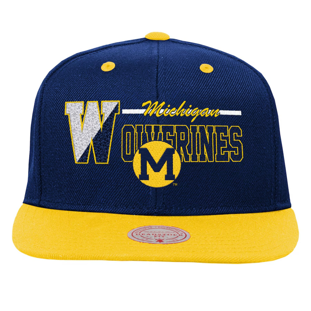 Michigan Wolverines - NCAA Varsity Letter Snapback Hat