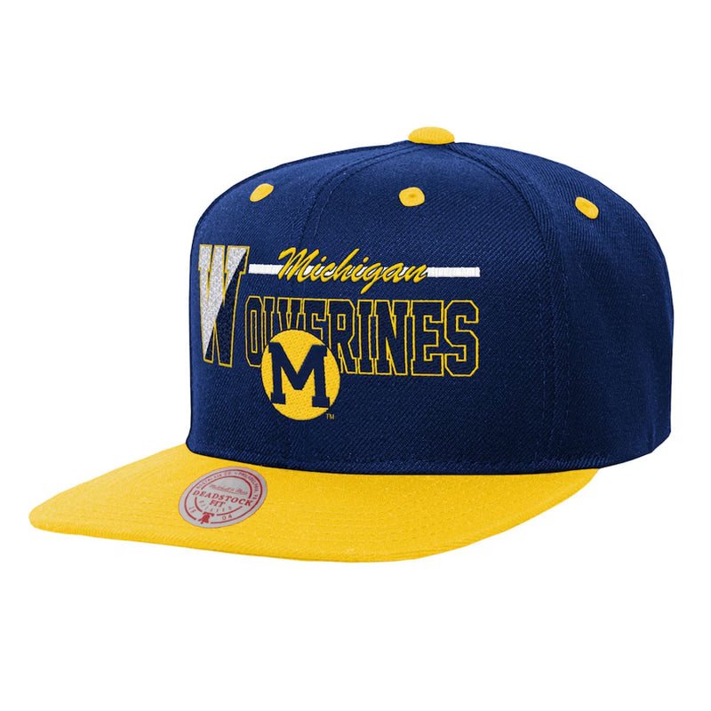 Michigan Wolverines - NCAA Varsity Letter Snapback Hat