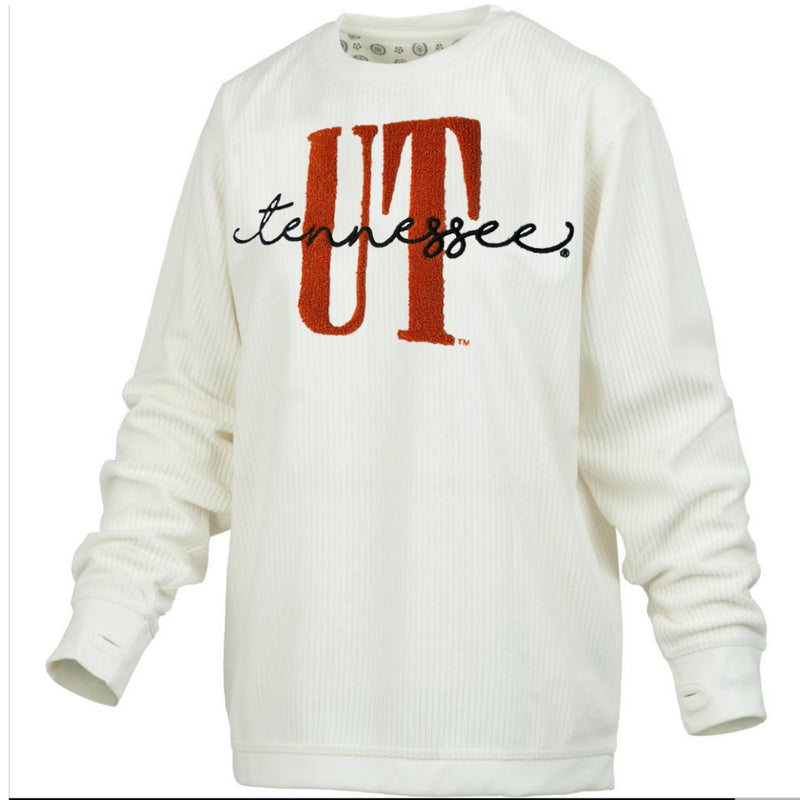 Tennessee Volunteers "Zoe" - LongSleeve Crew-Neck Oversized Plush Rib