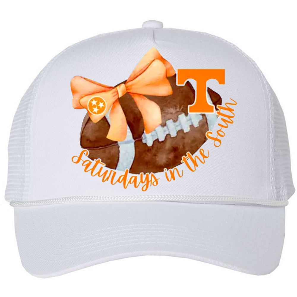 Tennessee Volunteers - Saturday In The South Football Coquette Trucker Hat