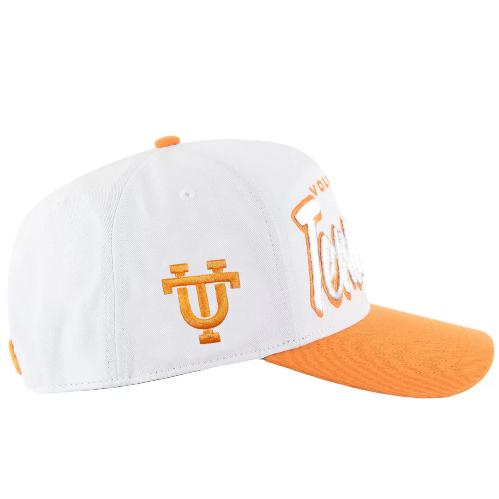 Tennessee Volunteers - Vintage White Drop Shadow Hitch RF Hat