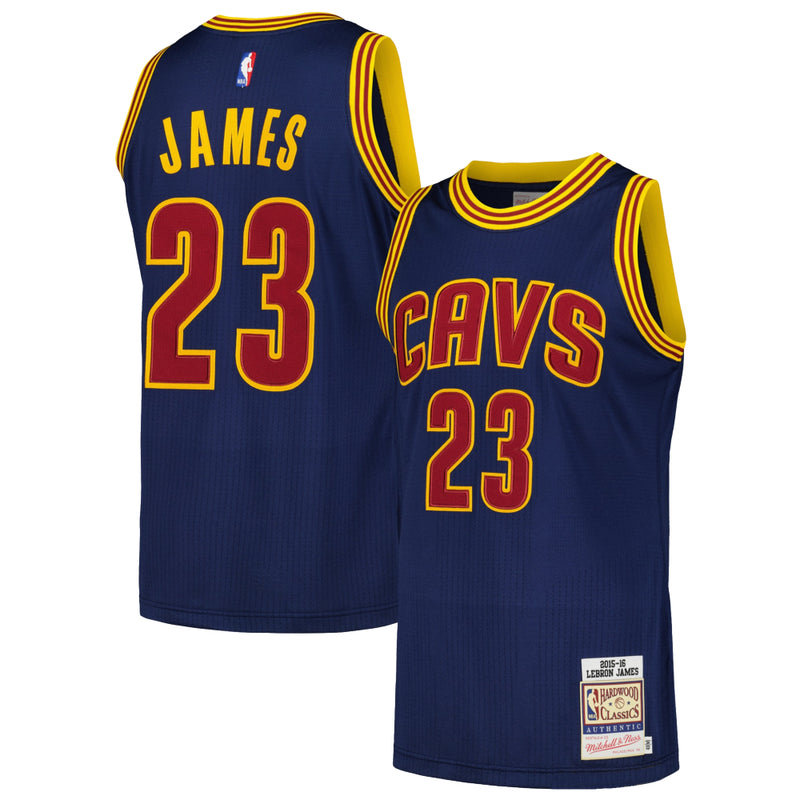 Cleveland Cavaliers - 23 Lebron James 2015/16 Alternate Swingman Navy Jersey