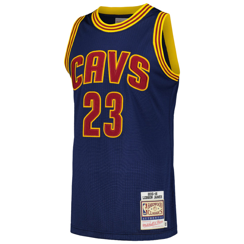 Cleveland Cavaliers - 23 Lebron James 2015/16 Alternate Swingman Navy Jersey