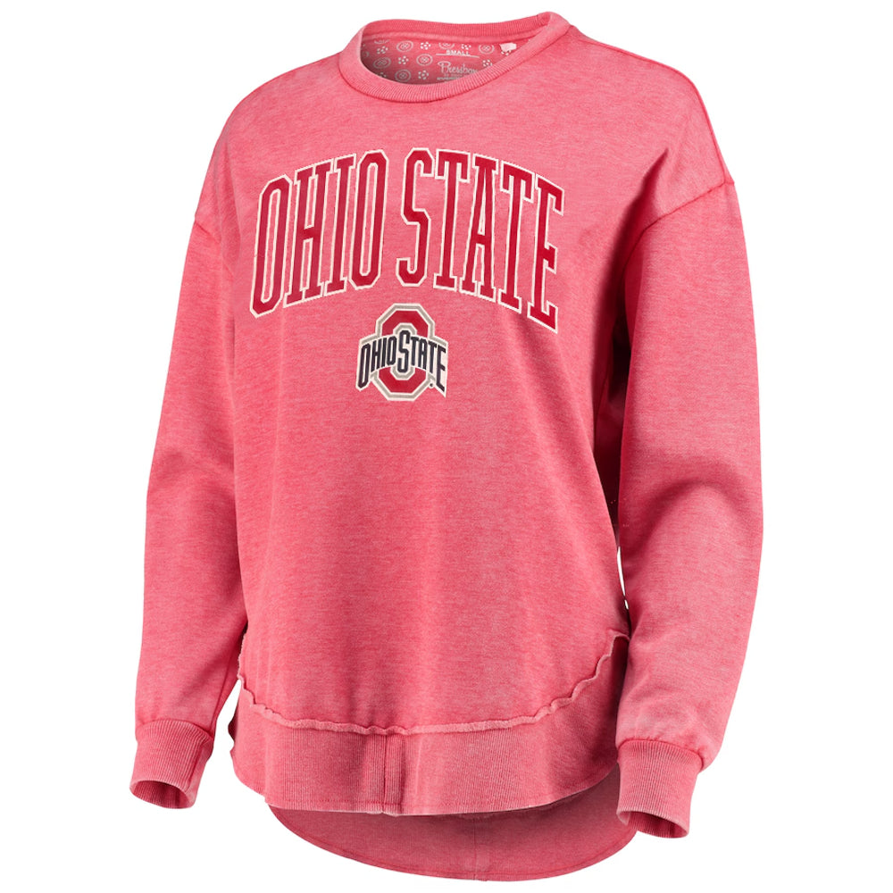 Ohio State "New Zealand" -  Crew-Neck Rounded Bottom Vintage Fleece LongSleeve