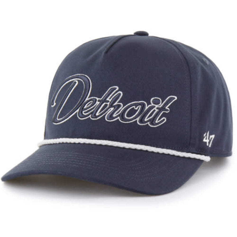 Detroit Lions - Navy Overhand TT RF Hat, 47 Brand