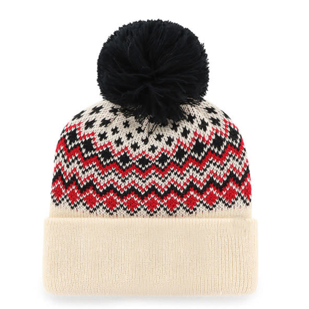 Georgia Bulldogs - Natural Elsa Cuff Knit Beanie, 47 Brand