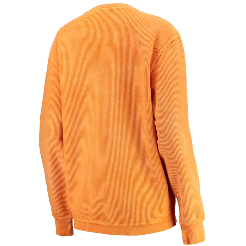 Tennessee "Nelson" - Long-Sleeve Crew-Neck Oversized Corded Top