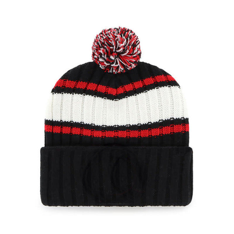 Georgia Bulldogs - Black Plateau Cuff Knit Beanie, 47 Brand