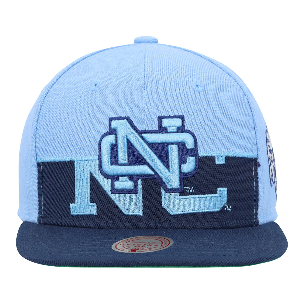 North Carolina Tar Heels - NCAA Half And Half Snapback Hat