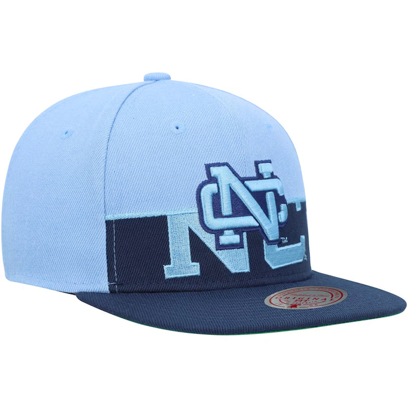 North Carolina Tar Heels - NCAA Half And Half Snapback Hat