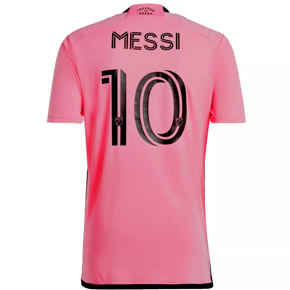 Miami Home - Lionel Messi International 2024 Adidas Pink Adult Jersey