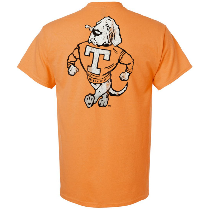 Tennessee Volunteers - Smokey Dog Orange Cotton Adult T-Shirt