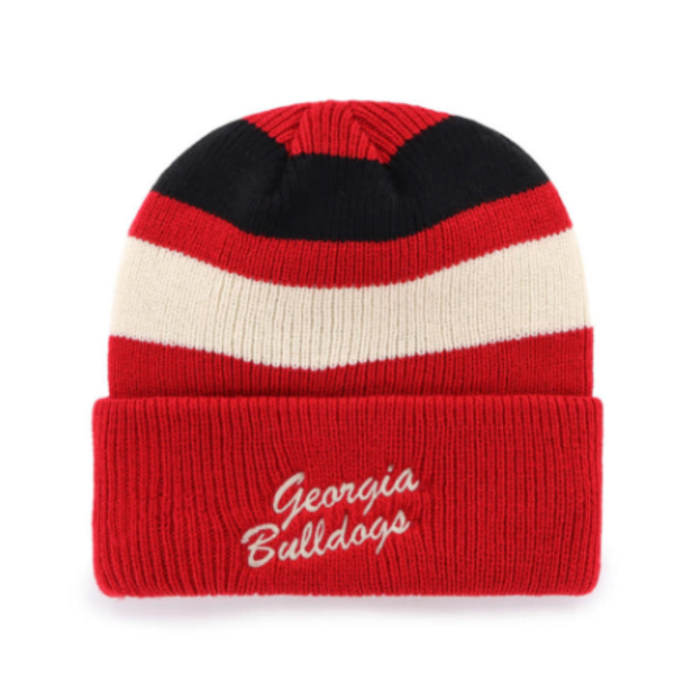 Georgia Bulldogs - Red Clubhouse Jennings Cuff Knit Beanie, 47 Brand