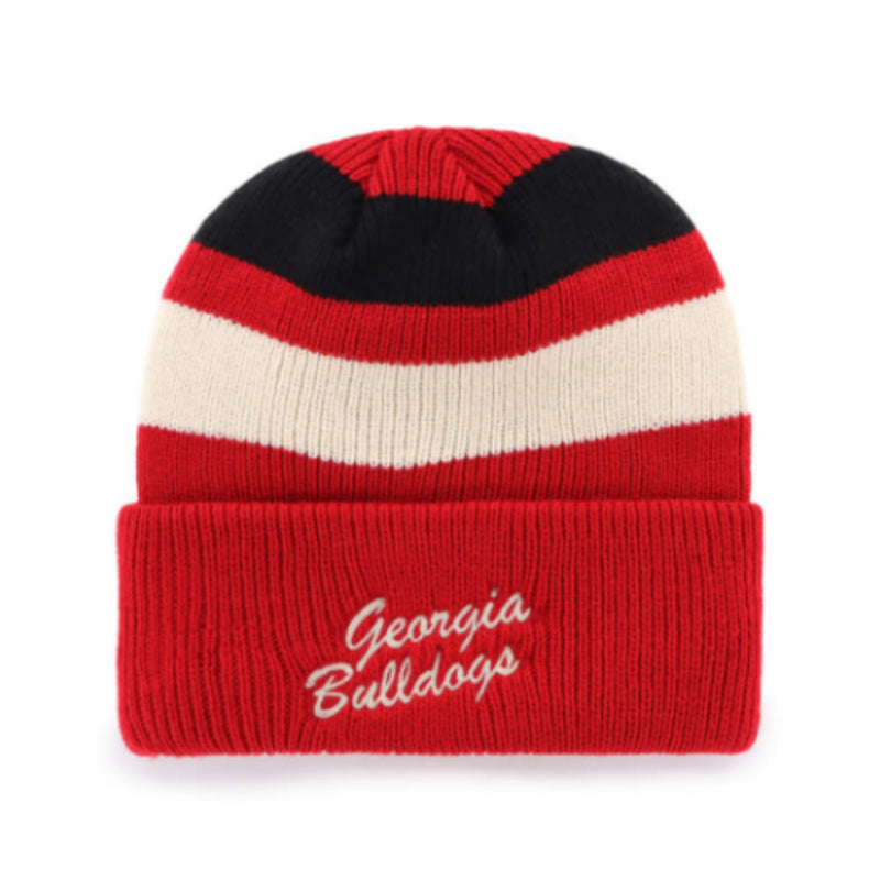 Georgia Bulldogs - Red Clubhouse Jennings Cuff Knit Beanie, 47 Brand