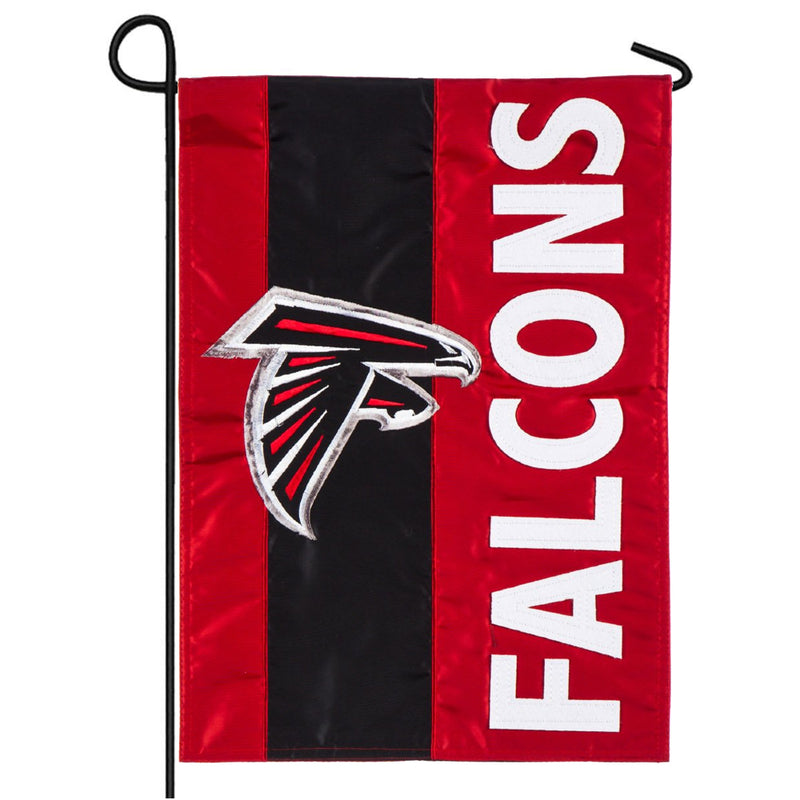 Atlanta Falcons - Striped Garden Flag