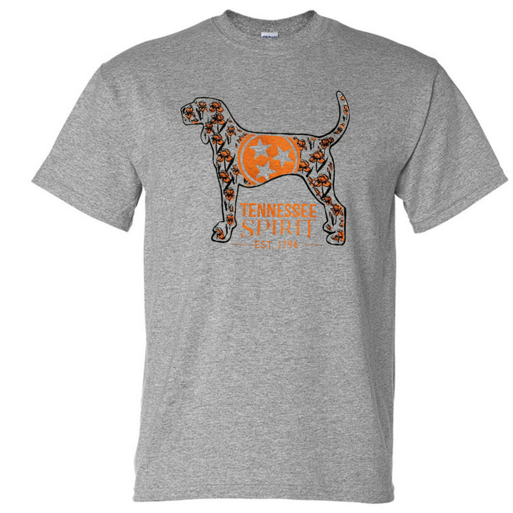 Tennessee Volunteers - Tennessee Spirit Est. 1796 Gray T-Shirt