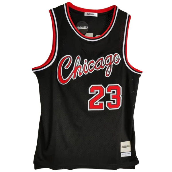 Chicago Bulls - Michael Jordan 1984 Rookie Season Adult Black Jersey