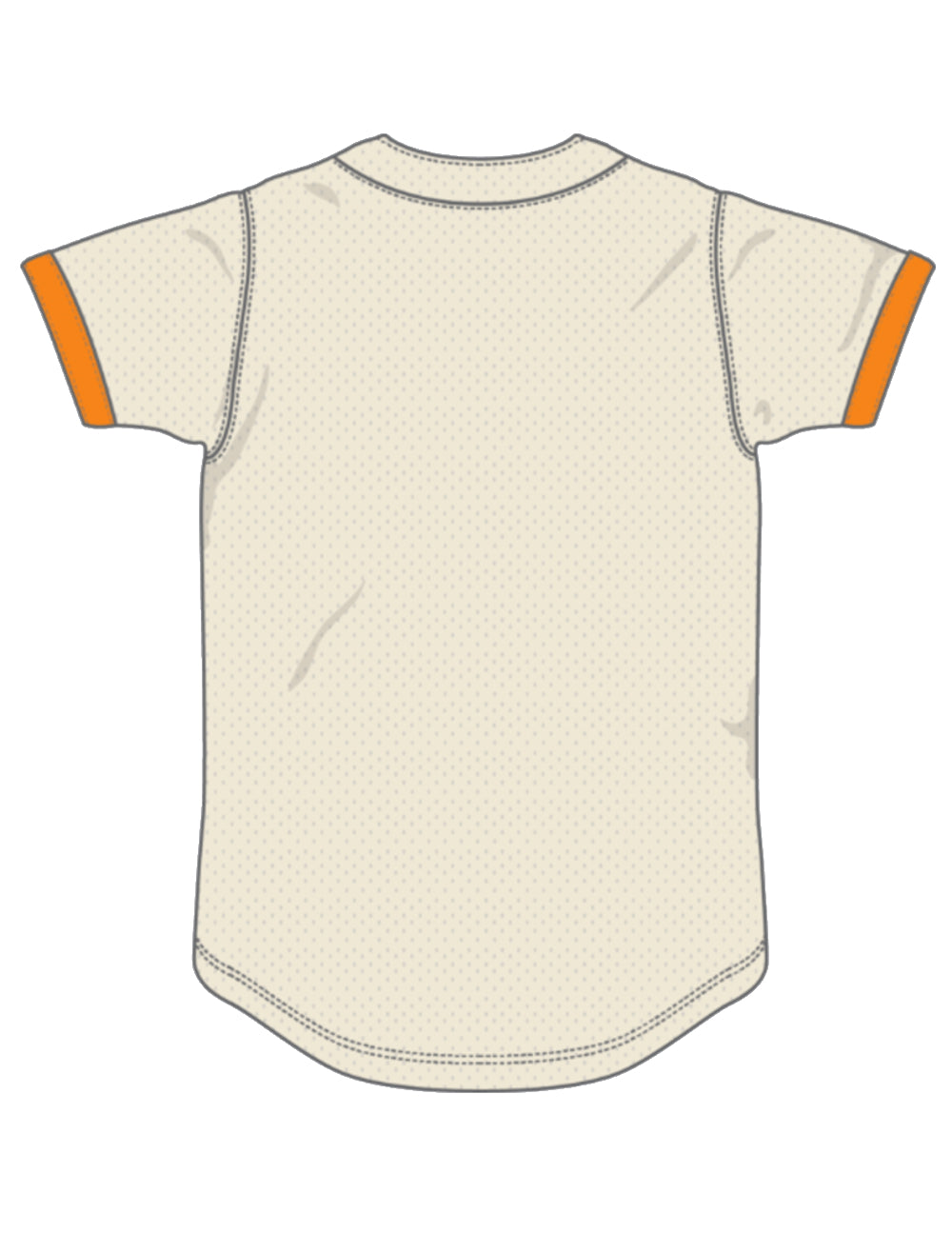 Tennessee Volunteers - NCAA Cream Mesh Button Top Jersey