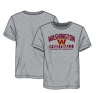 Washington Commanders - Screen Blocking  Short Sleeve T-Shirt