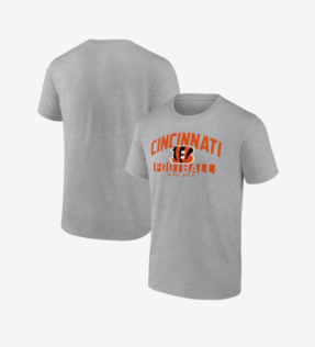 Cincinnati Bengals - Screen Blocking Cotton Short Sleeve T-Shirt