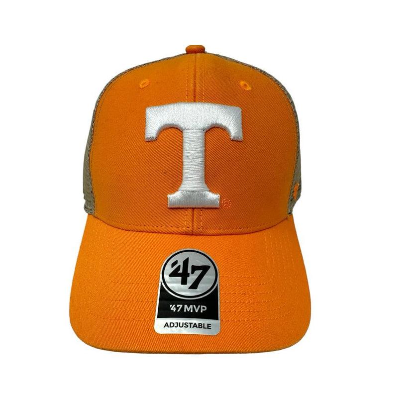 Tennessee Volunteers - Vibrant Orange Flagship Wash MVP Hat, 47 Brand