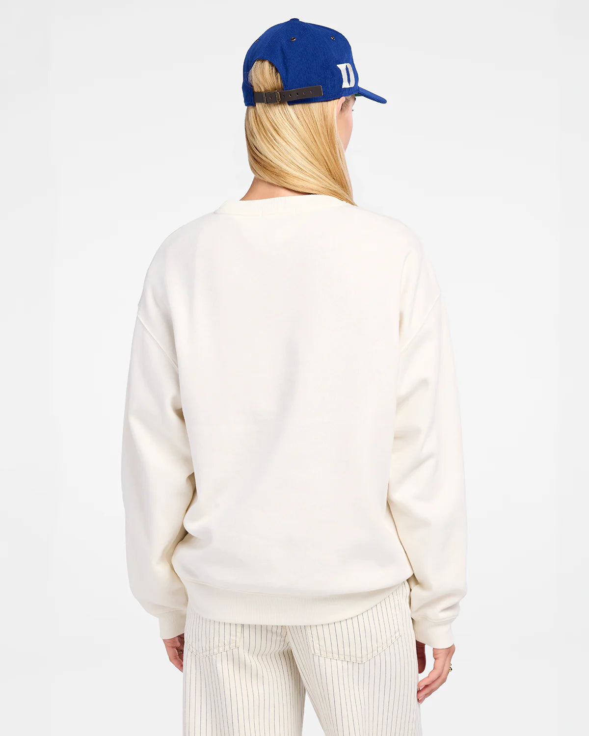 Duke Blue Devils - Arch Cloud Oversized Crew Womens, 47 Brand