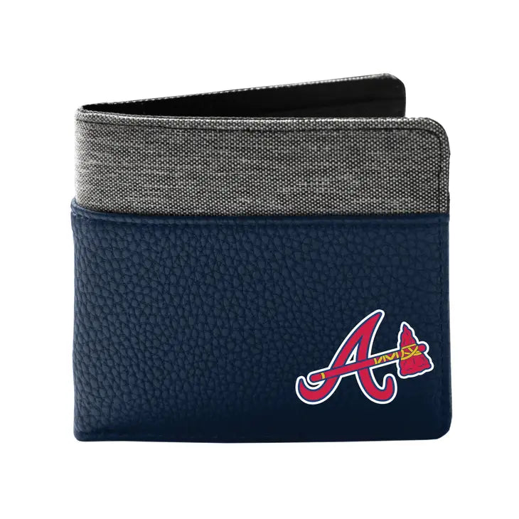 MLB- Atlanta Braves - Pebble Bifold Wallet